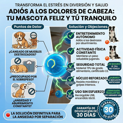 PawBall™ Pelota Inteligente Que Se Mueve Sola